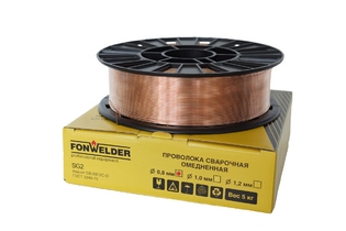 Проволока омедненная Fonwelder ER 70S-6 d=0,8 5кг